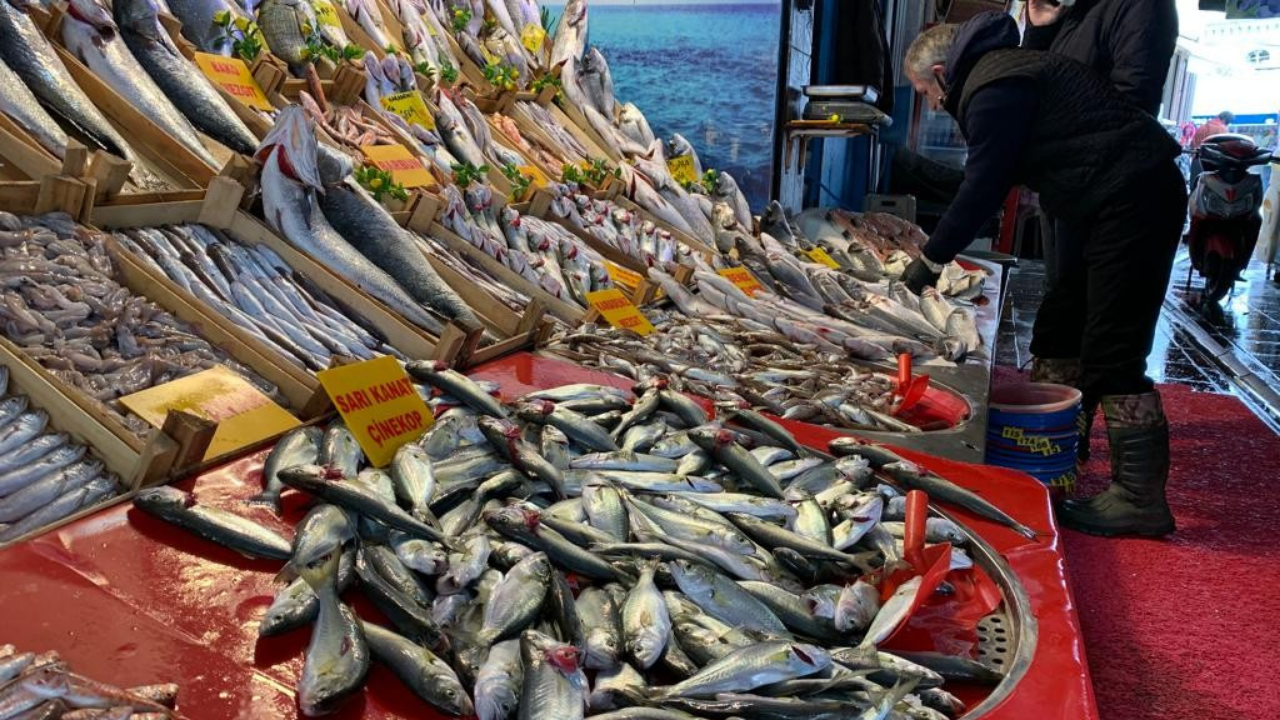 Eskişehir'de boş balık tezgahlarına bolluk geldi